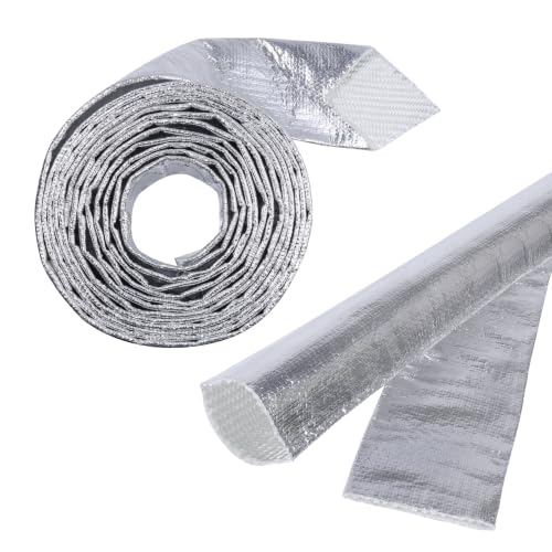 Automotive Heat Shield Sleeve High Temp Sheathing Roll 1-1/2inch-6ft - size: 1-1/2"-6Ft