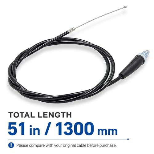 7/8" Handle Twist Throttle Cable Kit Compatible with Coleman 200cc CT200U MB200 CT200U-EX BT200X Predator 196cc 212cc 6.5hp Mini Bike, Throttle Grip with Motorcycle Cruise Control