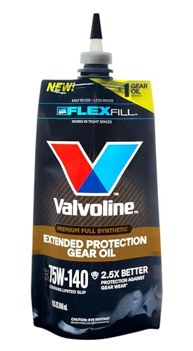 Valvoline FlexFill Extended Protection Full Synthetic 75W-140 Gear Oil 1 QT Pouch - size: 75W-140, style: Extended Protection