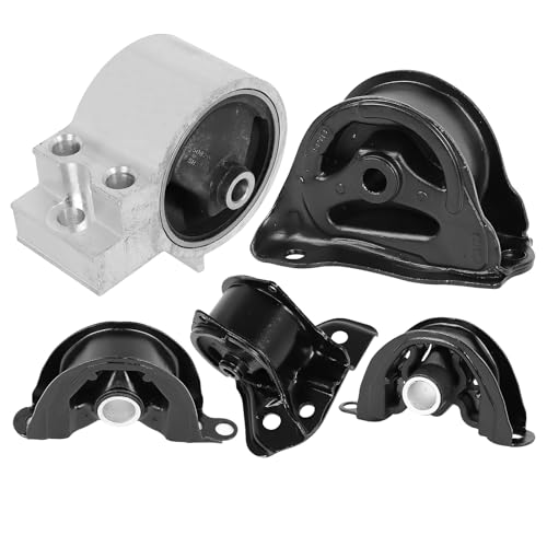 5-Pc Engine Motor Mount Kit Compatible with 94-01 Acura Integra 1.8L Manual - size: Acura Integra 94-01