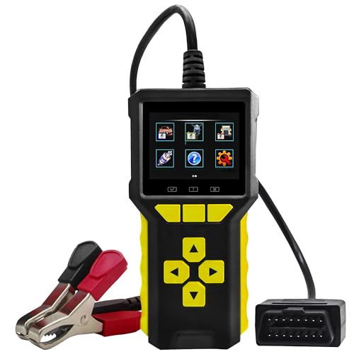 Car OBD2 Scanner Battery Tester 2 in 1 Code Reader Full OBDII Diagnosis 12/24V - color: BT80 2 in 1 Code Reader