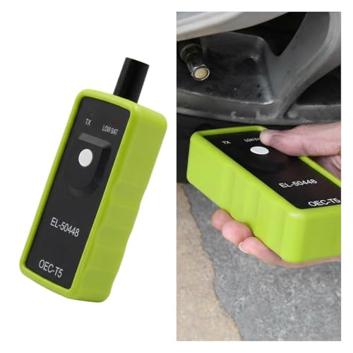 TPMS Relearn Tool, OEC-T5 EL-50448 Tire Pressure Monitor System Sensor Reset Tool, Programming Training Activation Tool for GM/Cadillac/Buick/Chevy Series Vehicles 2023 Edition - size: Green