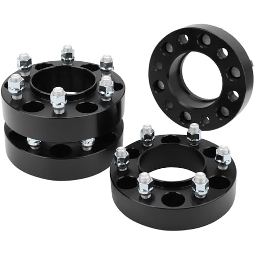 IRONTEK 6x5.5in Wheel Spacers 1.5" Fit for Toyota 2021 Land Cruiser/ 2022-2024 Tundra, for Lexus 2022-2023 LX600, Forged Thread Pitch M14x1.5 Hub Bore 95.1mm 6x139.7mm to 6x139.7mm 4PCS - color: 6x139.7mm-1.5 inch-4PCS