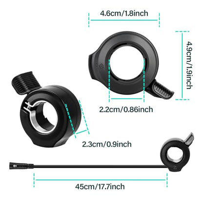 3 Pin Female Ebike Thumb Throttle for Bafang Mid Drive Motor