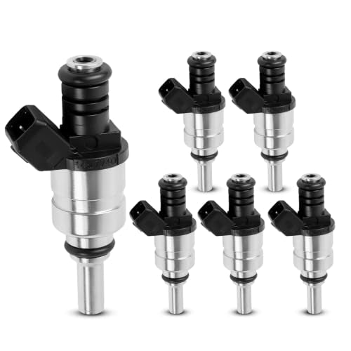 13537546244 Fuel Injector Set of 6 Compatible with 2001-2006 325ci 2.5L - color: QMP-I02F0127