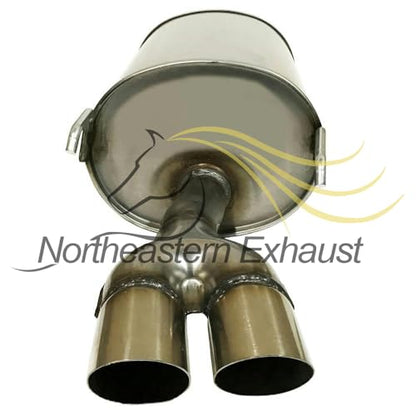 Northeastern Exhaust | Stainless Steel Resonator, Intermediate Pipe and Pair of Mufflers Exhaust System Kit Compatible for Pontiac Grand Prix 2003-2008 3.8L | Free Clamps and Gasket Included