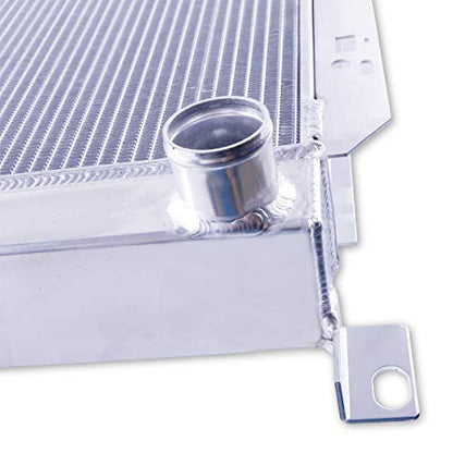 3 Row Cooling Aluminum Radiator for 1985-1997 Fo rd Bro nco F150 - size: 22