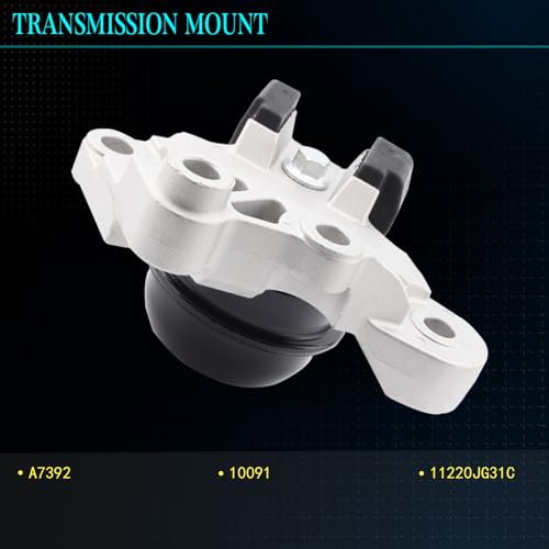 Engine Motor Mount for 2008-2013 Rogue 2.5L L4 AWD - size: A7370 A7392 A4351 A4352
