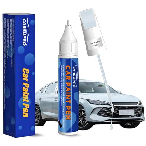 Green Touch Up Paint for Cars,Car Paint Touch Up Pen for Deep Scratches,Car Scratch Repair Pen Auto Scratch Remover for Easy to Use and Fix(Ice Amber Green) - color: Ice Amber Green, style: green series