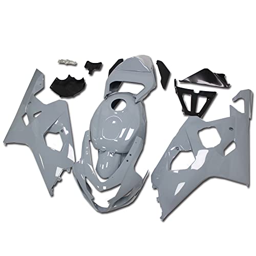 YTL Nardo Gray Full Fairing Fit for Suzuki 2004-2005 GSXR 600/750 - color: 001 Nardo Gray