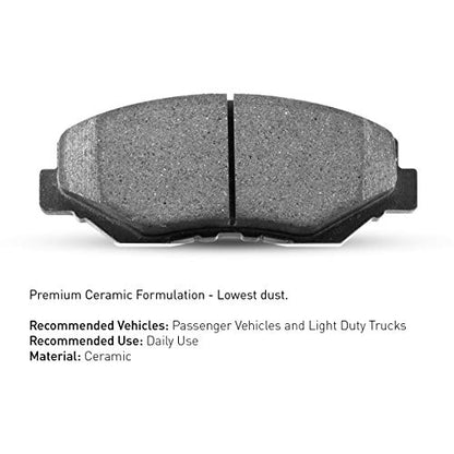 R1 Concepts Rear Ceramic Brake Pads| Fits 2007-2010 Chrysler Sebring