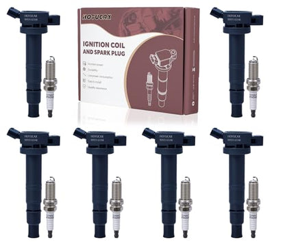 UF495 Ignition Coils & Spark Plugs Tune Up Kit, 6 Pack - size: UF495 & Spark Plugs