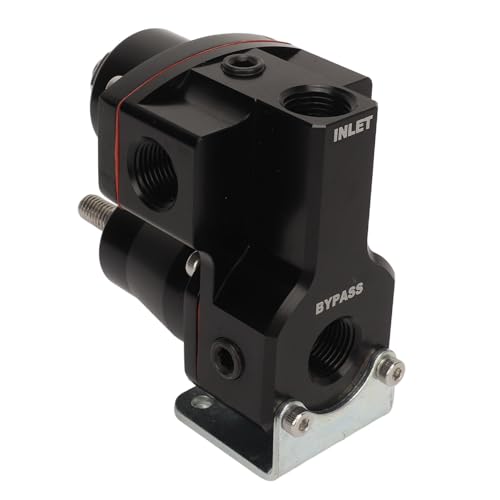 Naroote Fuel Pressure Regulator, 13220 Metal Construction, Adjustable, Carburetor to EFI Conversion, Car Truck