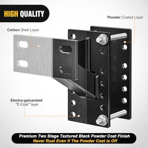 Nilight Spare Tire Carrier Fits 4 & 5 & 6 Lugs Wheels 150 Lbs - color: 4-Hole Design Spare Tire Carrier