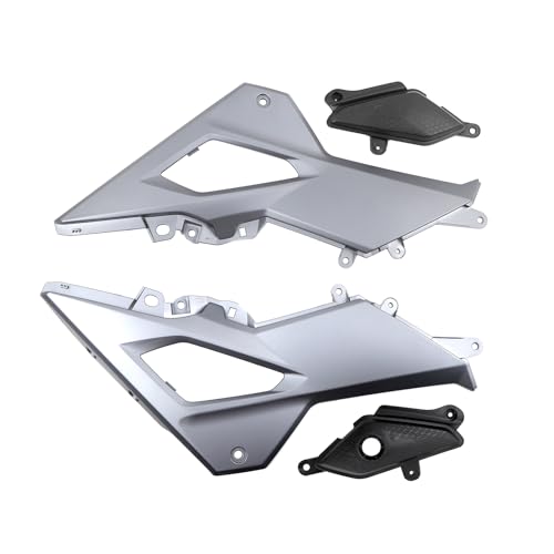 Mokuo Motorcycle Fairing Kits Compatible with Honda Grom MSX 125 2017-2020,Black Color - style: Black