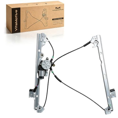 Front Right Window Motor and Power Window Regulator for Chevy Silverado 2500 HD, GMC Sierra 3500 HD, GMC Yukon XL 1500 2007-2014 & Chevy Tahoe 2008-2013 Replace 741-484, 15880567, 25885879