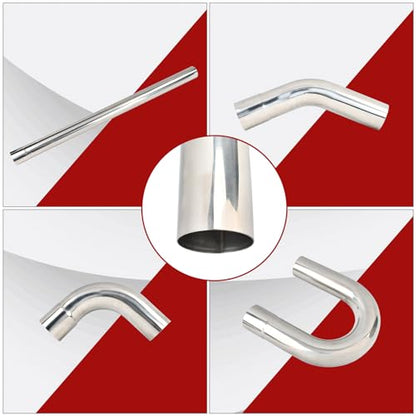 2''DIY Custom Mandrel Exhaust Pipe Tube Pipe Industry Pipe-8PCS - size: 2 Inch