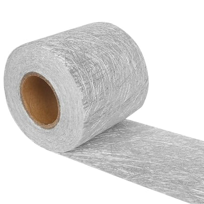 Fiberglass Mat Roll 4" x 10 Yards, 1.5 oz Chopped Strand Mat, Easy-to-Use Fiberglass for Repair & Reinforcement, Resin Compatible for Boat Auto Roof - size: 4" Wide X 10Yds