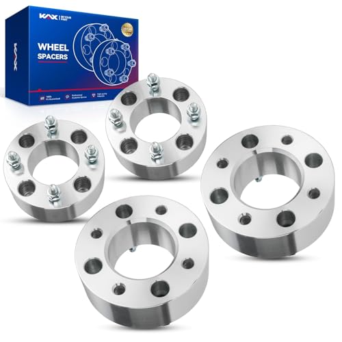 KAX 4x110 ATV Wheel Spacers 2 inch with 74mm Hub Bore M10x1.25 Studs, 4Pcs - color: Silver, size: 4x110mm-74.1mm-M10x1.25-50.8mm-4pcs