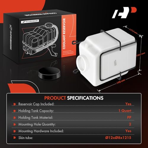 A-Premium Automatic White Universal Coolant Reservoir Bottle Kits