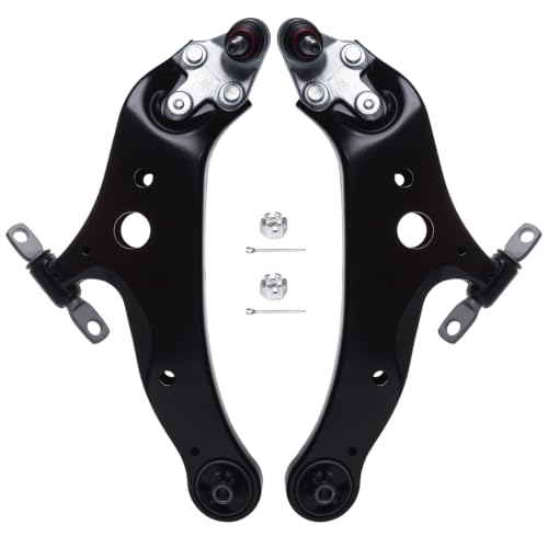 AUQDD 2Pc Front Lower Control Arm and Ball Joint Assembly (w/o Air Suspension) Compatible With 2010-2022 Le-xus RX350 RX350L RX450h /08-19 To-yota Highlander,09-16 Venza (Replace # K622944 K622945)