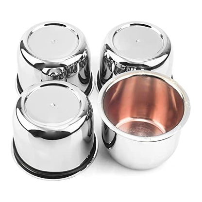 4Pcs 3.03inch Wheel Center Caps for Weld Racing Hub Wheels Rims Chrome Hub Covers (Diameter 3.03 in, Height 2.36 in) - color: Chrome Silver, size: 3.03in Hub Hole, 2.36in Tall