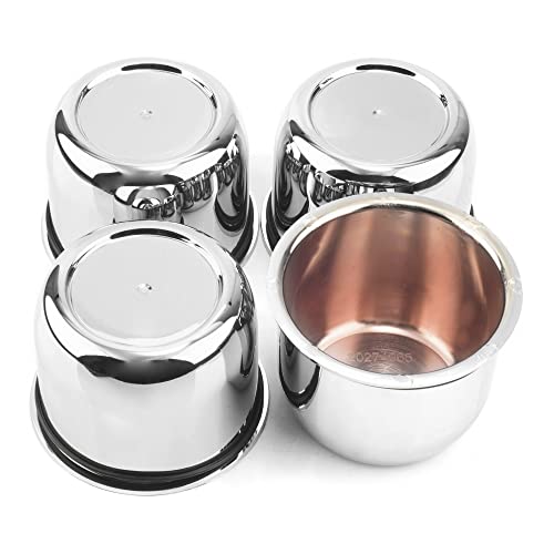 4Pcs 3.03inch Wheel Center Caps for Weld Racing Hub Wheels Rims Chrome Hub Covers (Diameter 3.03 in, Height 2.36 in) - color: Chrome Silver, size: 3.03in Hub Hole, 2.36in Tall