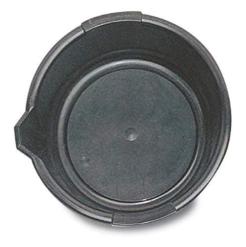 Funnel King 32950 Oil Drain Pan, Length 13 1/2", Height 4 1/2", Made in USA, Black - size: 6.5 Quart
