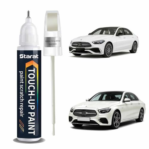Calcite/Cirrus White(650/9650) Touch Up Paint Pen for Mercedes Benz - color: Calcite / Cirrus White (650/9650)