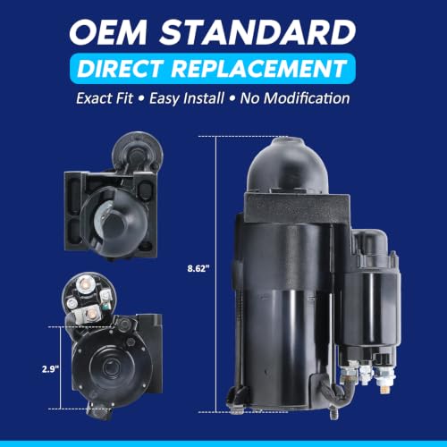 Marine Starter Replacement for Mercruiser & Volvo Penta 3.0-8.2L V6 V8