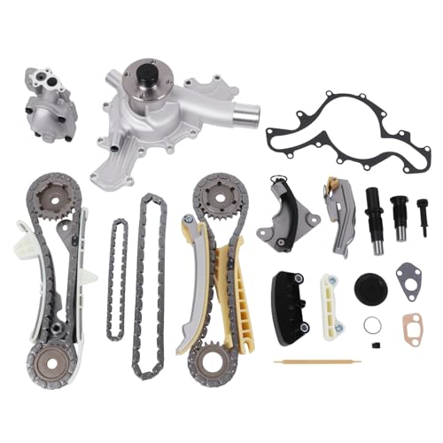 Timing Chain Kit Water Pump Oil Pump 4.0L Fit for Explorer 1997-2009 for Ranger 2001-2009 for Mustang 05-09 for B4000/Mountaineer 01-09 Car Engine Time Components - color: 2005-2009 4.0L & Oil Water Pump, size: for Mustang
