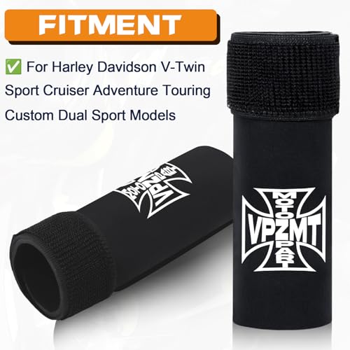 6" Fork Seal Protectors for 37-50mm Forks Harley V-Twin