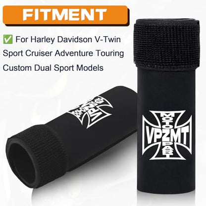 6" Fork Seal Protectors for 37-50mm Forks Harley V-Twin