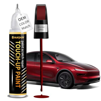 Ultra Red PR01 Touch up Paint for Tesla Car Scratch Remover Pen - color: Ultra Red (PR01)