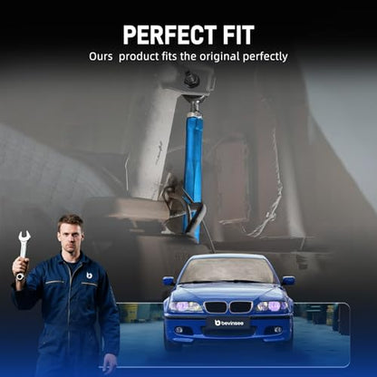 Bevinsee Adjustable Front Sway Bar End Link Kit Compatible with E46 Z4 E85 - color: Blue
