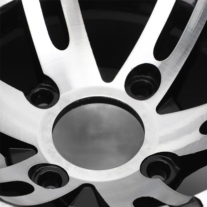 10 Inch ATV Wheel Rim, Aluminum Alloy, High Strength, Universal for Go Karts, Carts, Off Road Vehicles - size: Rear Wheel