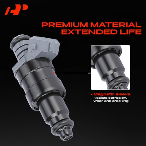 A-Premium Fuel Injectors Compatible with Jeep - style: Pack of 6