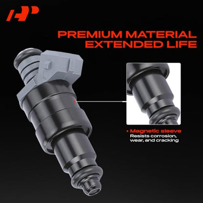 A-Premium Fuel Injectors Compatible with Jeep - style: Pack of 6