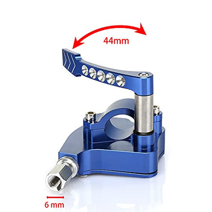 TARAZON Universal Billet CNC 7/8" ATV Throttle Lever Thumb Controller Thumb Throttle Assembly, for Yamaha, for Suzuki, for Polaris, for Can-Am, for Kawasaki, for Honda, for Arctic Cat, for KYMCO, Blue