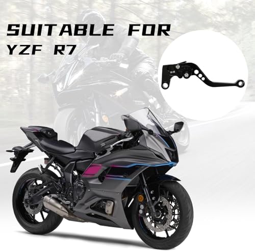 Motorcycle Brake Clutch Levers for R7 22-25-Black