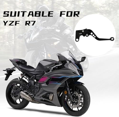Motorcycle Brake Clutch Levers for R7 22-25-Black