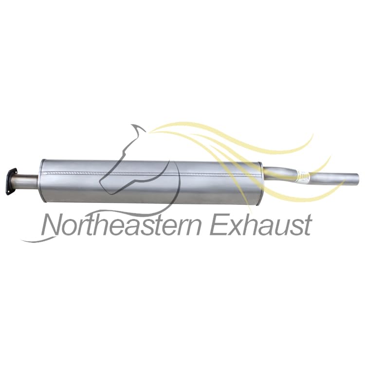 Northeastern Exhaust | Stainless Steel Resonator Pipe, Muffler Exhaust System Kit Compatible for Nissan Altima 2002-2006 2.5L | Free Clamps, Gasket and Hanger Included