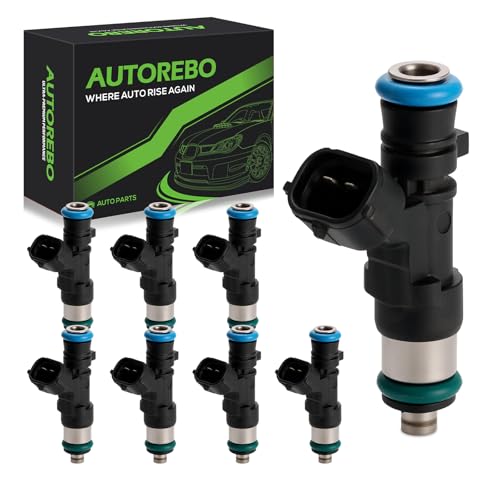 Fuel Injectors Set of 8 Compatible with INFINITI QX56 Nissan Armada NV2500 NV3500 Pathfinder Armada TITAN 5.6L V8 Gas 2004-2019# FJ750 16600-7S00A 16600-7S000 842-12298 62640 842-12298 0280158007 - size: 750