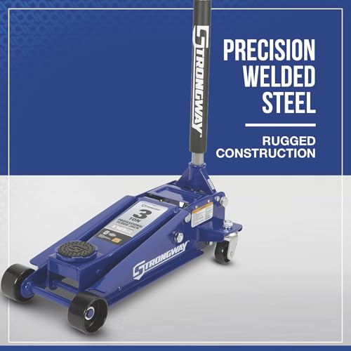 Strongway Professional Service Floor Jack, 3-Ton Capacity - style: Normal