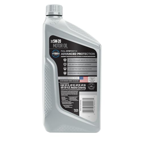 Valvoline Advanced Full Synthetic SAE 5W-20 Motor Oil 1 QT - size: 1 QT, style: Advanced Protection