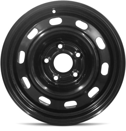17 x 8 in Steel Wheel Rim 5 Lug 139.7mm 35mm Offset 77.8mm CB| Powder-Coated Black finish Fits Dodge Durango 2004-2009 | New OEM Surplus | 52113234AA - size: 17x8 - OEM Surplus