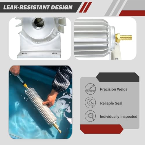 24" Aluminum Finned Transmission Oil Coolers Single Pass - color: Single Pass, size: 24''