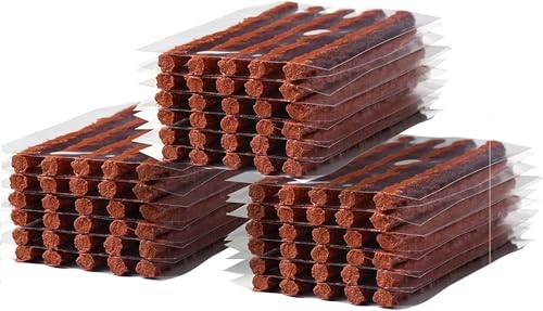 PINKJOY 90 Pack Tire Repair Strings Brown (100 x φ6 mm), Automotive Tool Tire Repair Plugs for Tubeless Off-Road Tires Car, Bike, ATV, UTV, Wheelbarrow, Mower - color: Brown