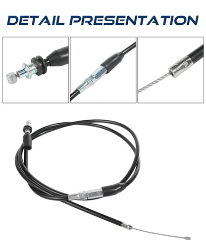 Throttle Cable,Mini Bike Parts,Car Accessories Motorcycle Throttle Cable Accelerator Handle Assembly,Automotive Replacement,Fits 7/8inch Handle Bars,Suitable for ATVs,Dirt Bikes,Motorcycles