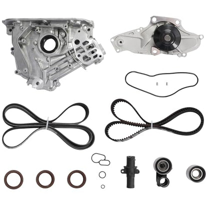 J35Z2 3.5 Timing Belt Kit w/Water Oil Pump Fit for 2007-2017 Honda Acura - size: 3.5 Timing Belt Kit w/Water Pump Oil Pump